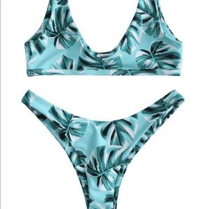ZAFUL floral bikini- NWT